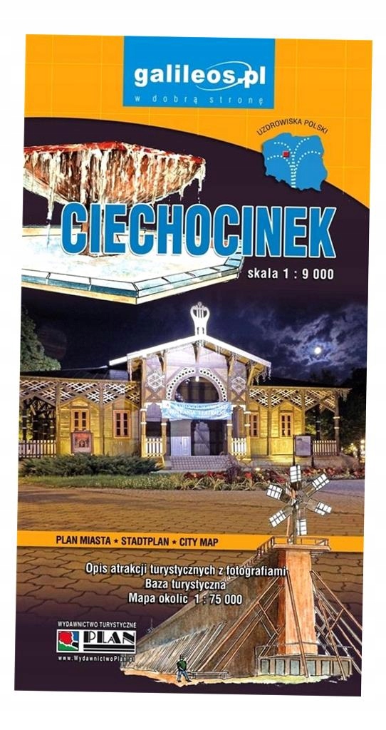 PLAN MIASTA - CIECHOCINEK 1:9 000, PRACA ZBIOROWA