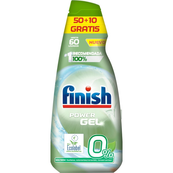 Finish Power Gel żel do zmywarki 900ml 60 myć OPIS