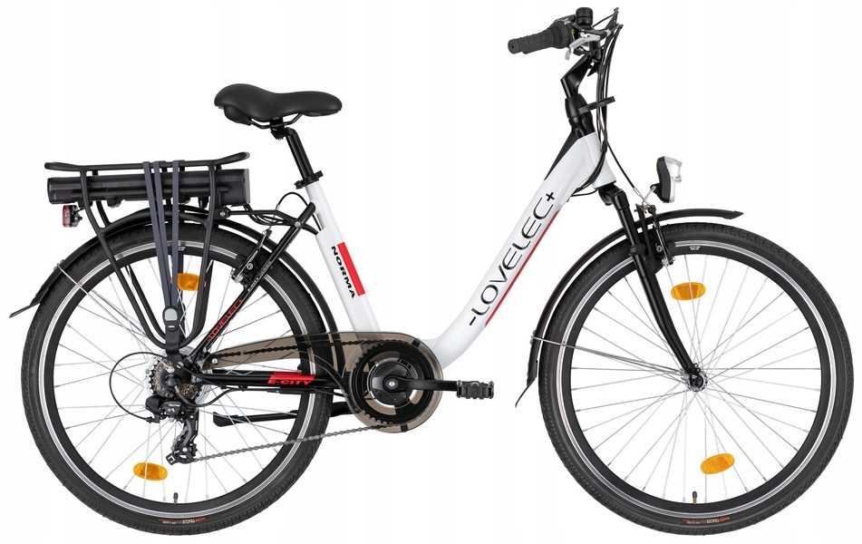 Rower elektryczny dla kobiety do miasta LOVELEC 12159165274