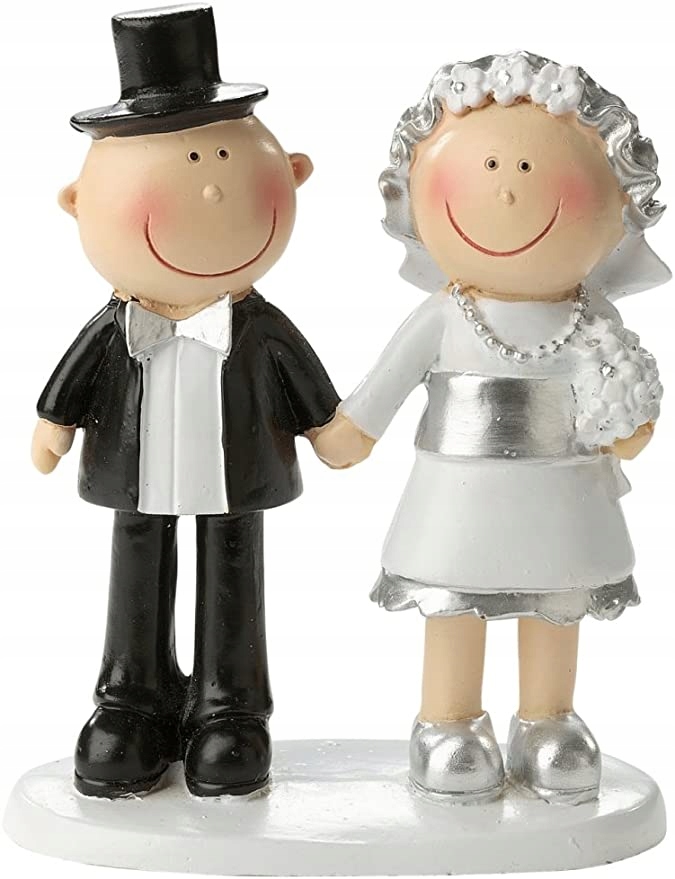 Ozdoba Para młoda figurka tort wesele Hochzeit