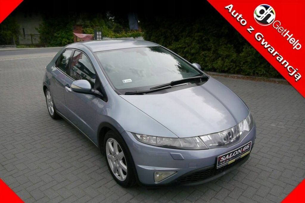 Honda Civic 1.8LPG bezwypadkowy bez rdzy Gwarancja