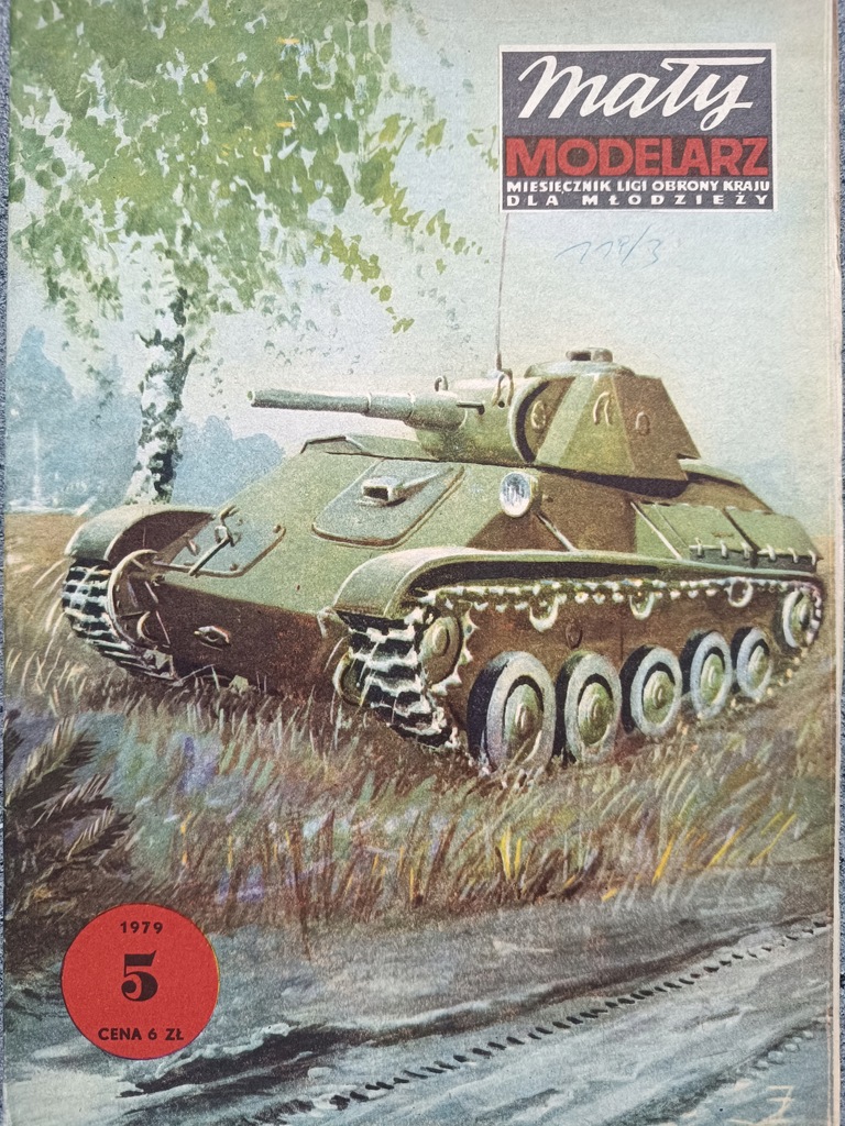 Mały Modelarz 5/1979 czołg lekki T-70