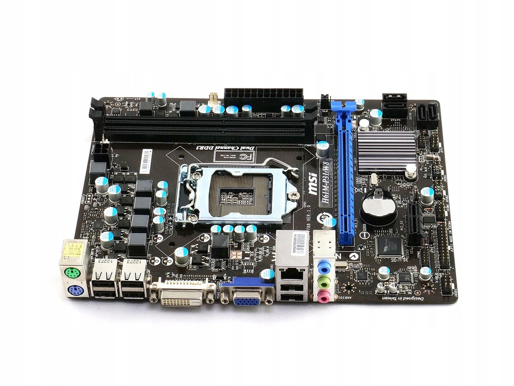 Купить МАТЕРИНСКАЯ ПЛАТА MSI H61M-P31/W8 DVI VGA OC LGA 1155: отзывы, фото, характеристики в интерне-магазине Aredi.ru