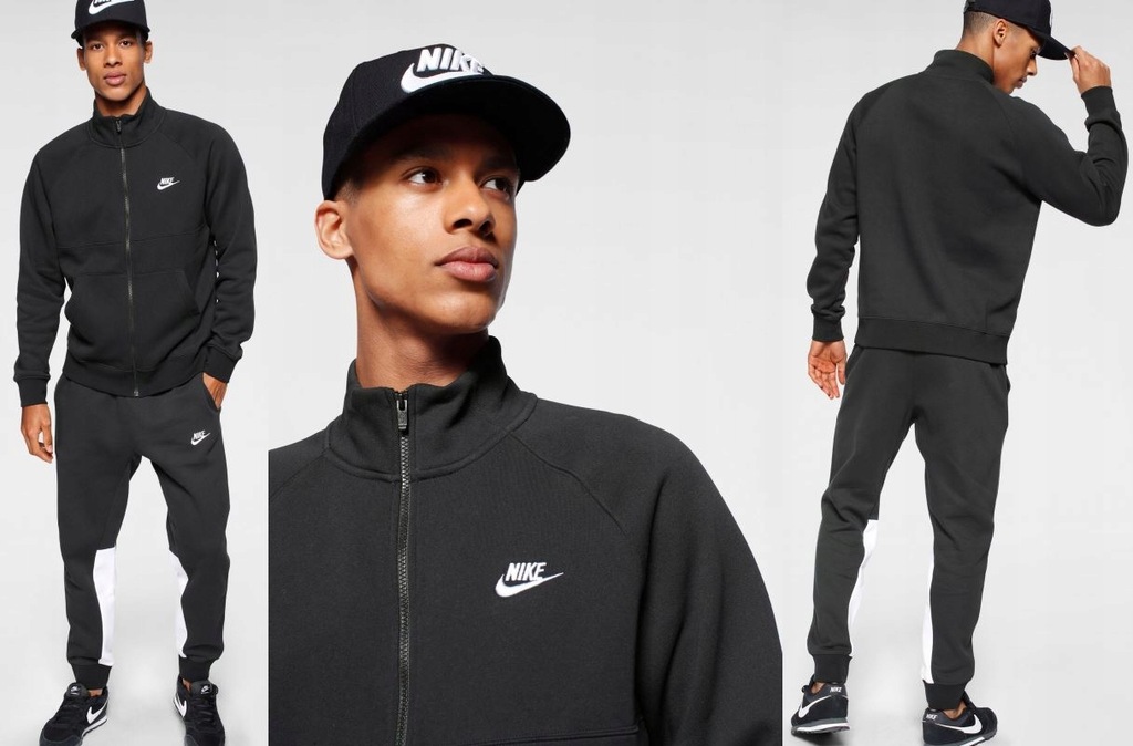 NIKE CZARNY MĘSKI DRES XL