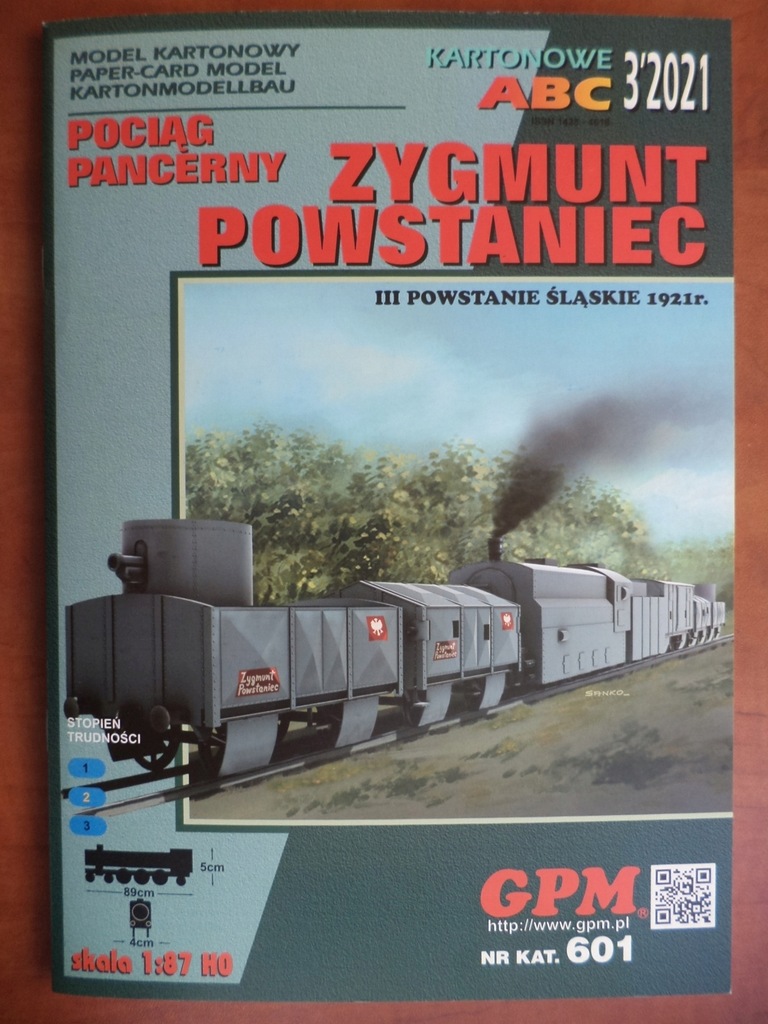 1:87 Pociąg pancerny Zygmunt Powstaniec GPM 601