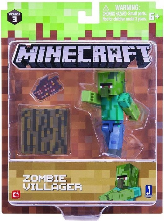 FIGURKA MINECRAFT zombie villager wieśniak 16489