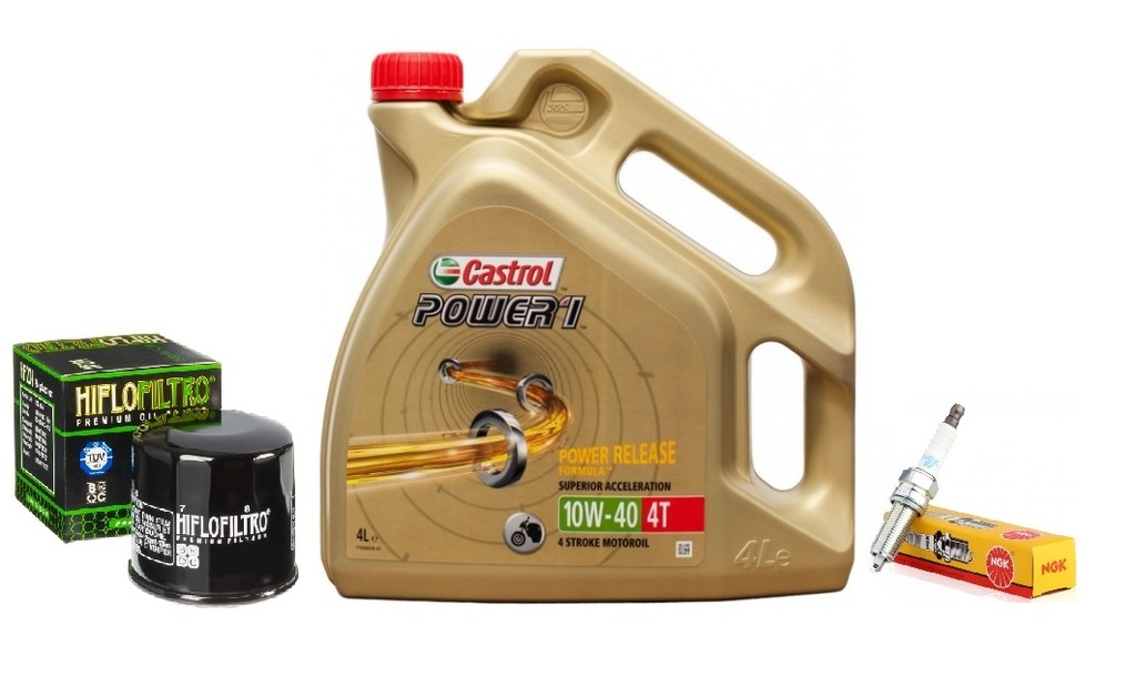 OLEJ CASTROL FILTR OLEJU ŚWIECE TRIUMPH TIGER 800