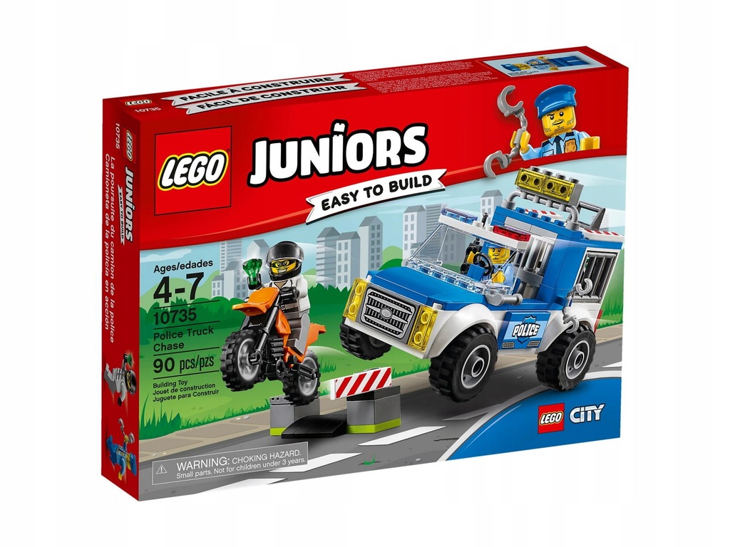 LEGO Juniors Pościg furgonetką policyjną 10735