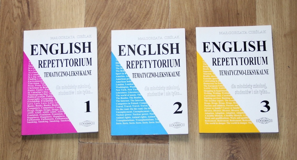 English Repetytorium tematyczno-leksykalne MAŁGORZATA CIEŚLAK