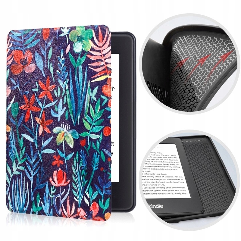 Etui do Kindle Paperwhite 4 silikonowy tył 14 mead, wielokolorowy, inny