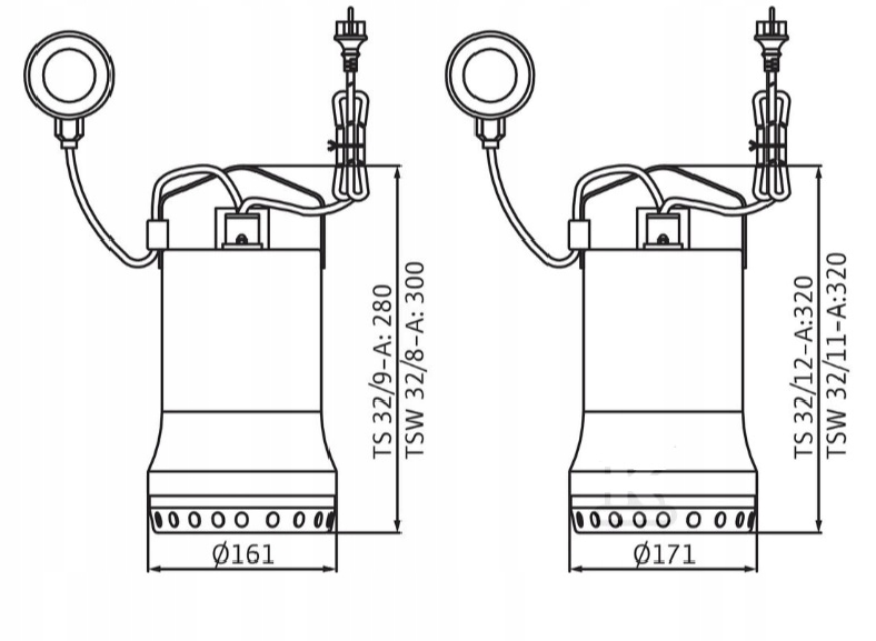 Pompa odwodnieniowa do wody brudnej Wilo-TS 32/9A 10M 6043943