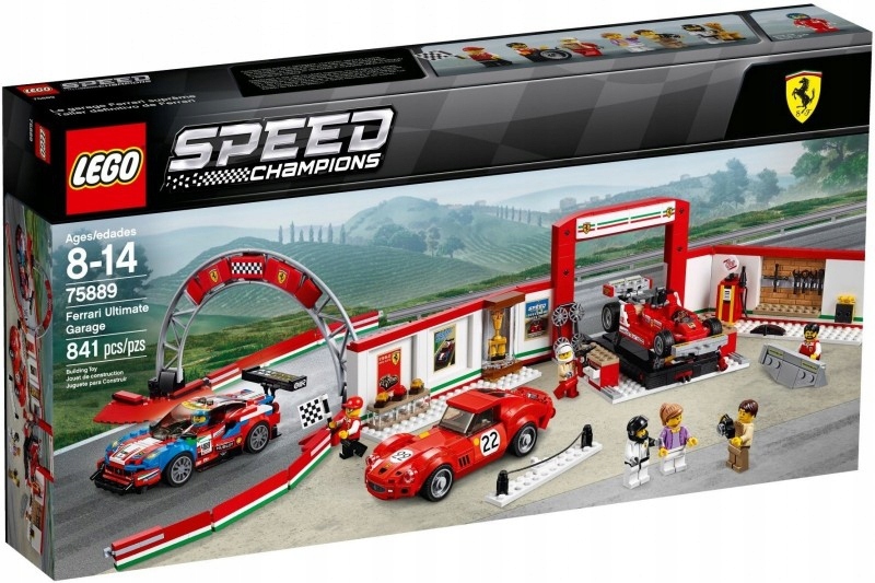 LEGO Speed Champions Rewelacyjny warsztat Ferrari