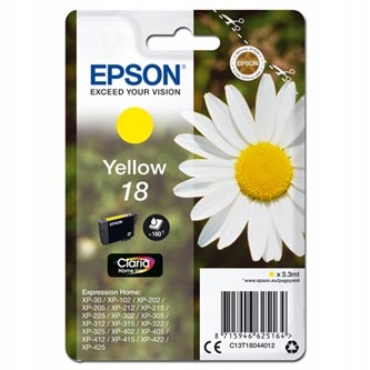 Epson oryginalny ink / tusz C13T18044012, T180440, yellow, 3,3ml, Epson Exp