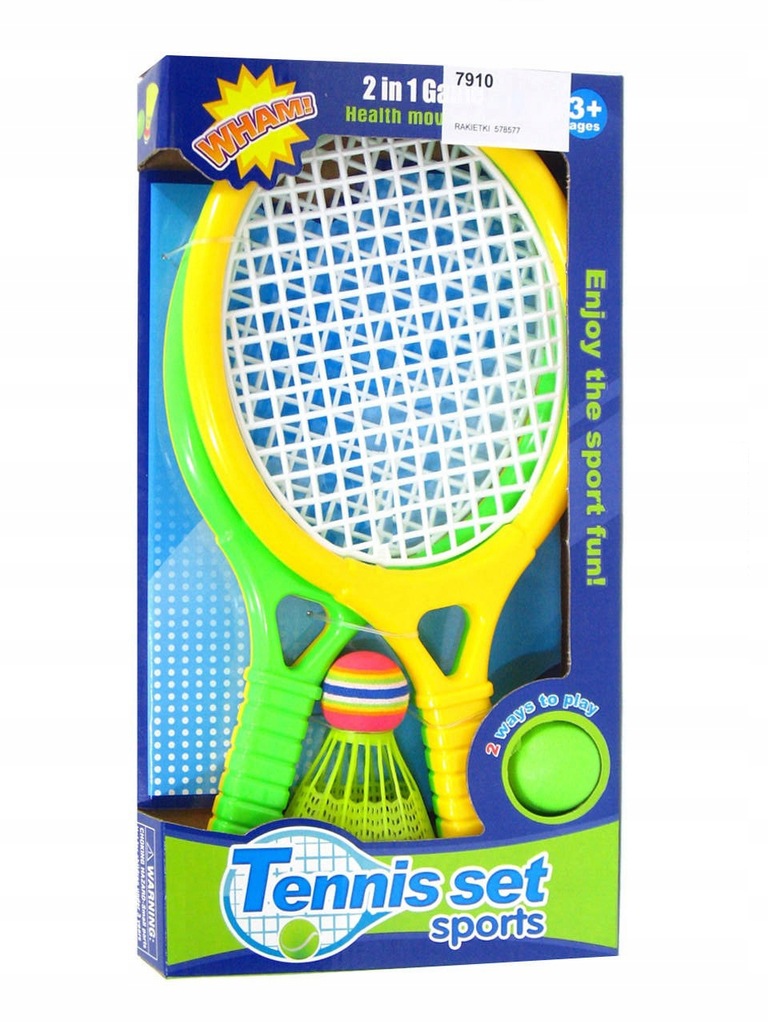 Solidne Rakietki Badminton Lotką Dzieci Tenisa