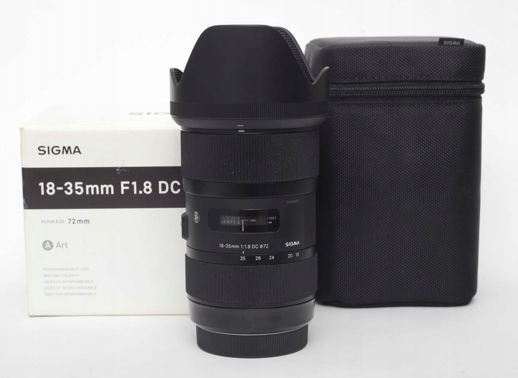 Obiektyw Sigma Canon EF-S A 18-35 mm f/1.8 DC HSM