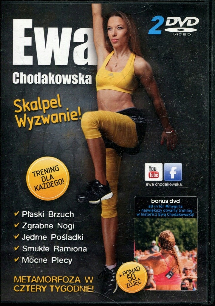 Ewa Chodakowska Skalpel wyzwanie 2 płyty DVD