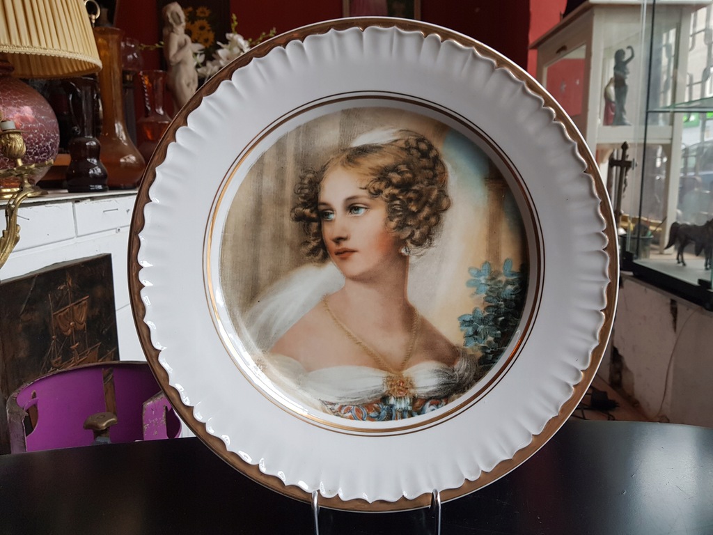 Stary talerz dekoracyjny Bogucice Natalia Potacka