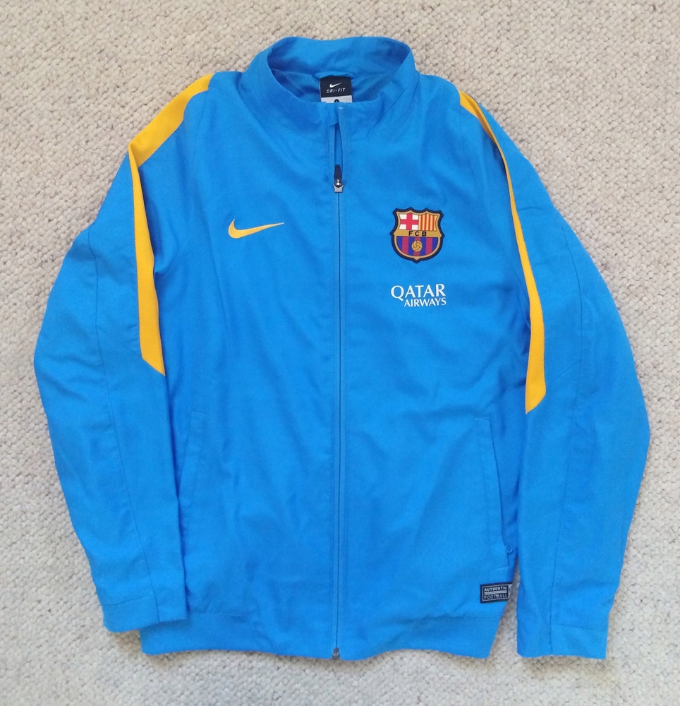 sportowa cienka kurtka Nike 147-158 FC Barcelona