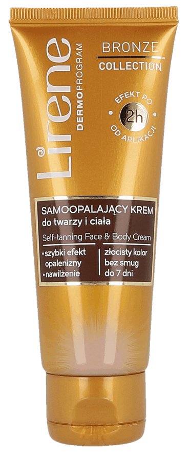 Lirene Bronze Samoopalający krem do twarzy i ciała