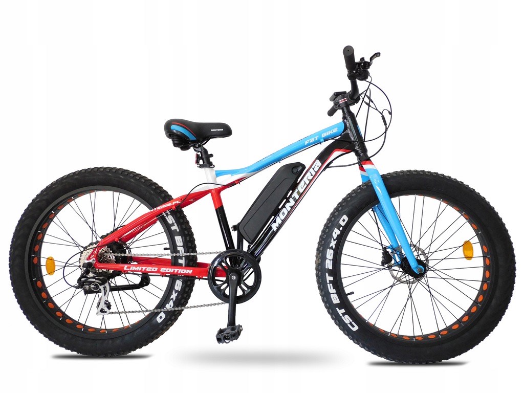 ROWER ELEKTRYCZNY FAT BIKE DUŻE KOŁO GÓRSKI 26 CAL