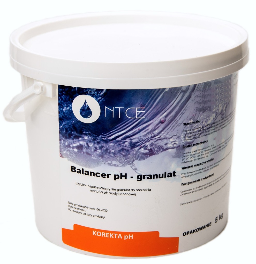 Korekta pH wody BALANCER pH - 5kg