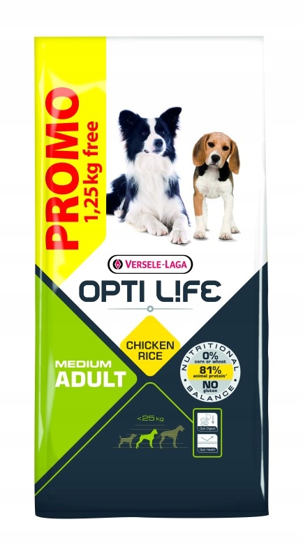 VERSELE LAGA OPTI LIFE ADULT MEDIUM 12,5 KG