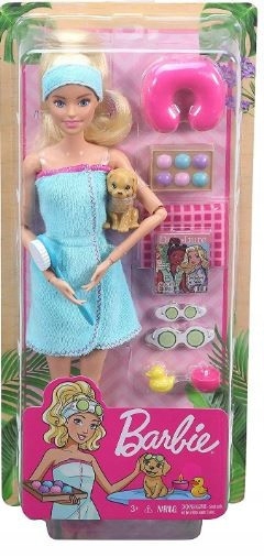 Lalka Barbie Relaks w spa + akcesoria