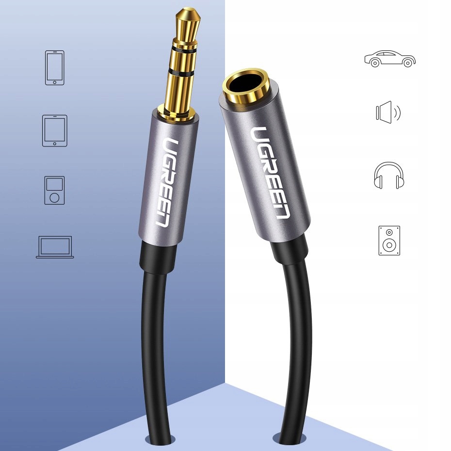 Купить UGREEN GOOD CABLE AUX MINI JACK КАБЕЛЬ 3,5 мм 2 м: отзывы, фото, характеристики в интерне-магазине Aredi.ru