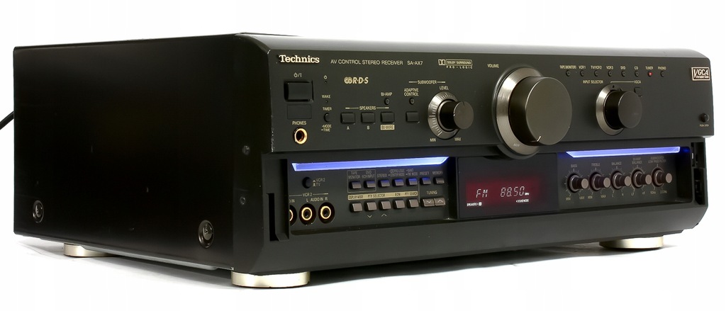 TECHNICS SA-AX7 FLAGOWE KINO DOLBY PRO-LOGIC RDS