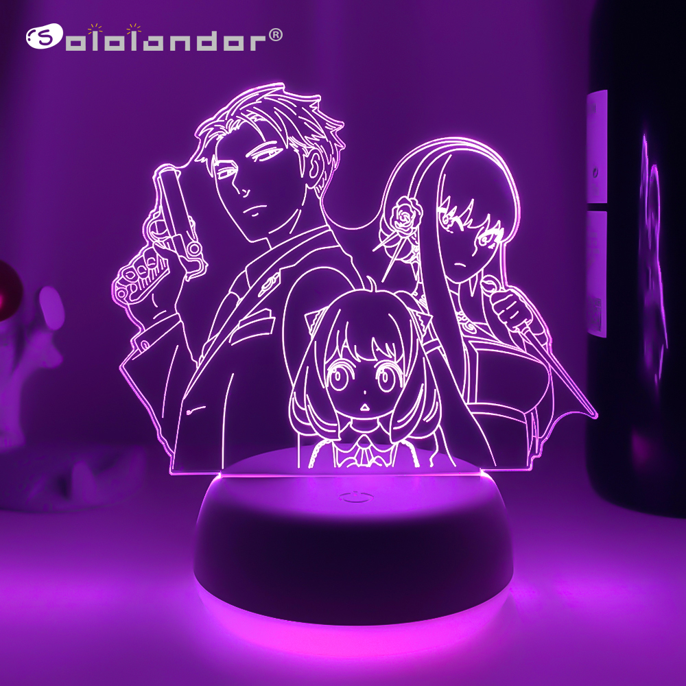 Lampka Nocna Led Light Anime Spy X rodzina dla