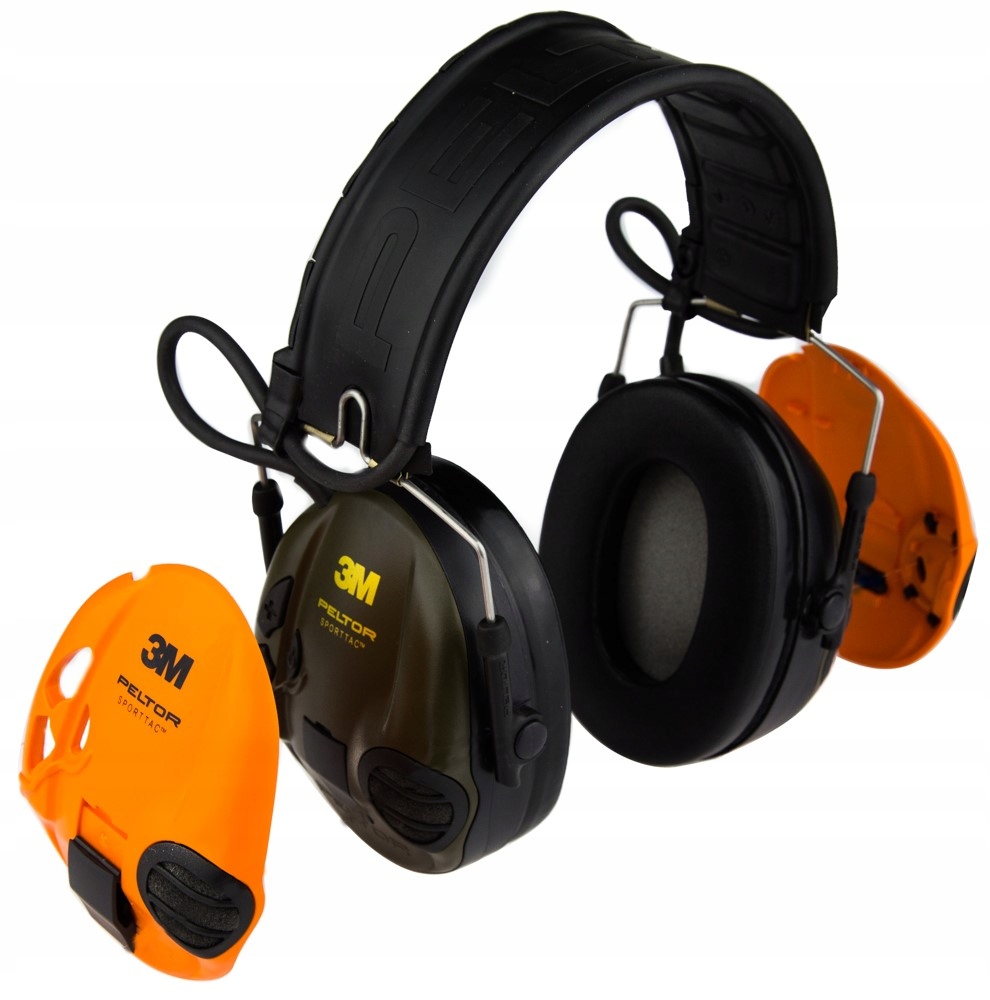 Aktywne Słuchawki Strzeleckie 3M Peltor SportTAC ochronniki słuchu nausznik