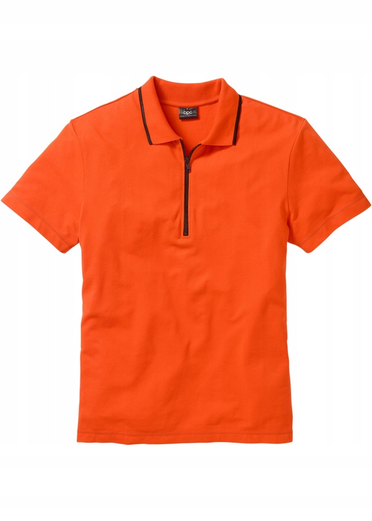 Poloshirt koszulka orange na zamek R 48/50