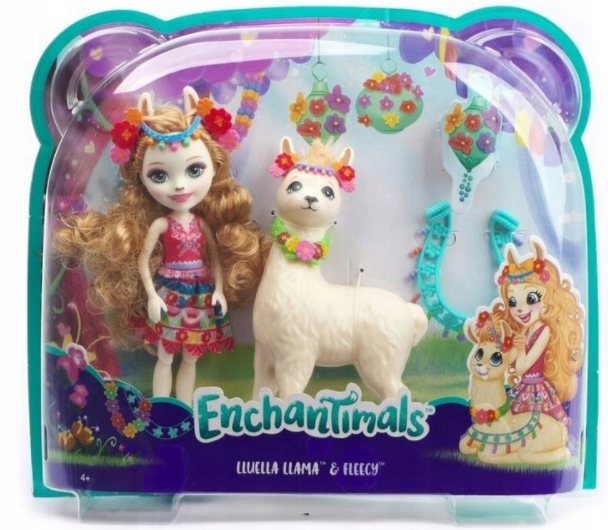 ENCHANTIMALS LALKA Luella i Lama AKCESORIA