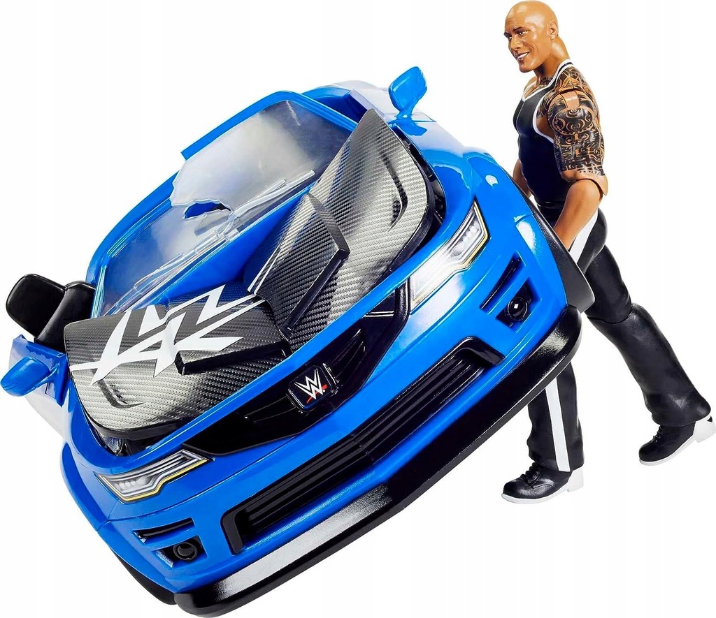 WWE WREKKIN SLAM MOBILE + FIGURKA AKCJI THE ROCK GYV51