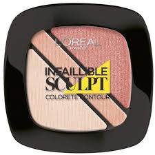 LOREAL BLUSH SCULPT POTRÓJNY RÓŻ DO POLICZKÓW 102.