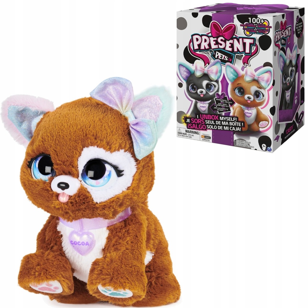 PRESENT PETS INTERAKTYWNY PIESEK NIESPODZIANKA 9869647578 oficjalne
