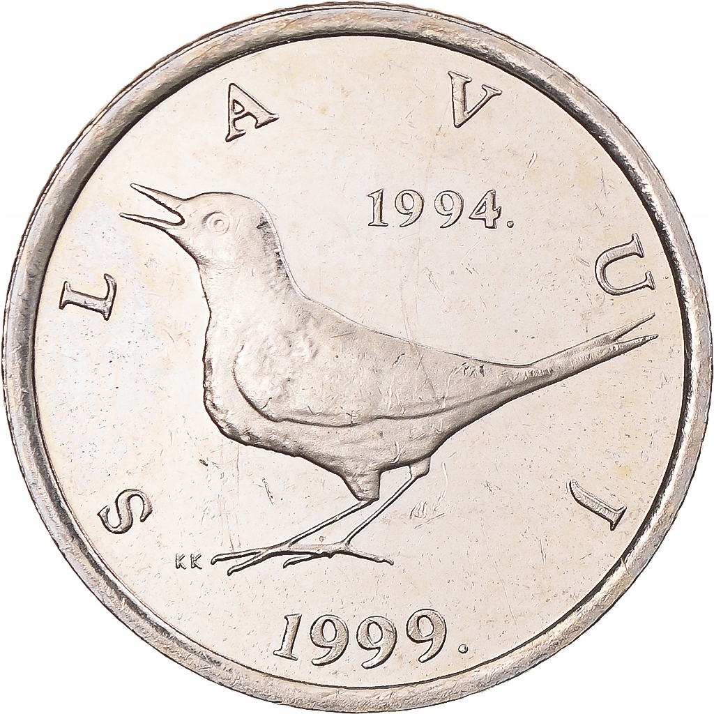 Moneta, Chorwacja, Kuna, 1999, AU(55-58), Miedź-Ni