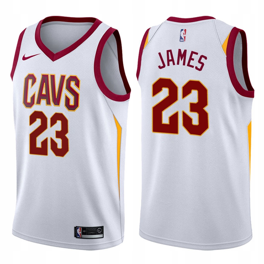 Nike Jersey NBA CAVS JAMES #23 white