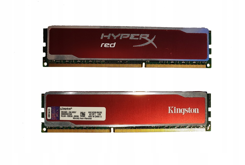 Pamięć RAM 8GB DDR3 (2 x 4GB) HyperX Red 1600MHz