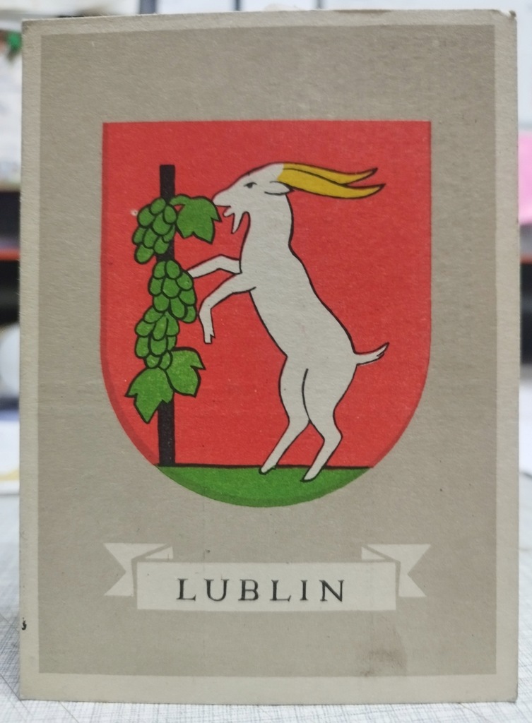 Lublin Herb Pocztówka