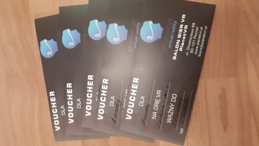 1-osobowy voucher 1h grę VR w PlanetVR