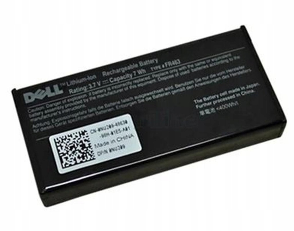 Bateria DELL do kontrolera PERC 5i 7Wh 0NU209