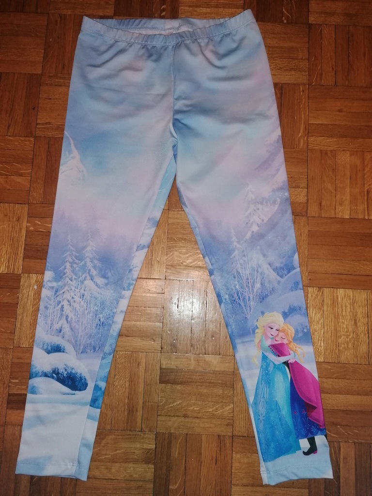 Legginsy C&A 140 Kraina Lodu do ćwiczeń