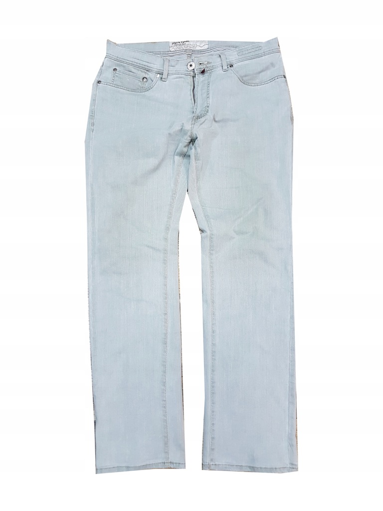 PIERRE CARDIN Lyon Jasne jeansy 34/30 pas 88 cm