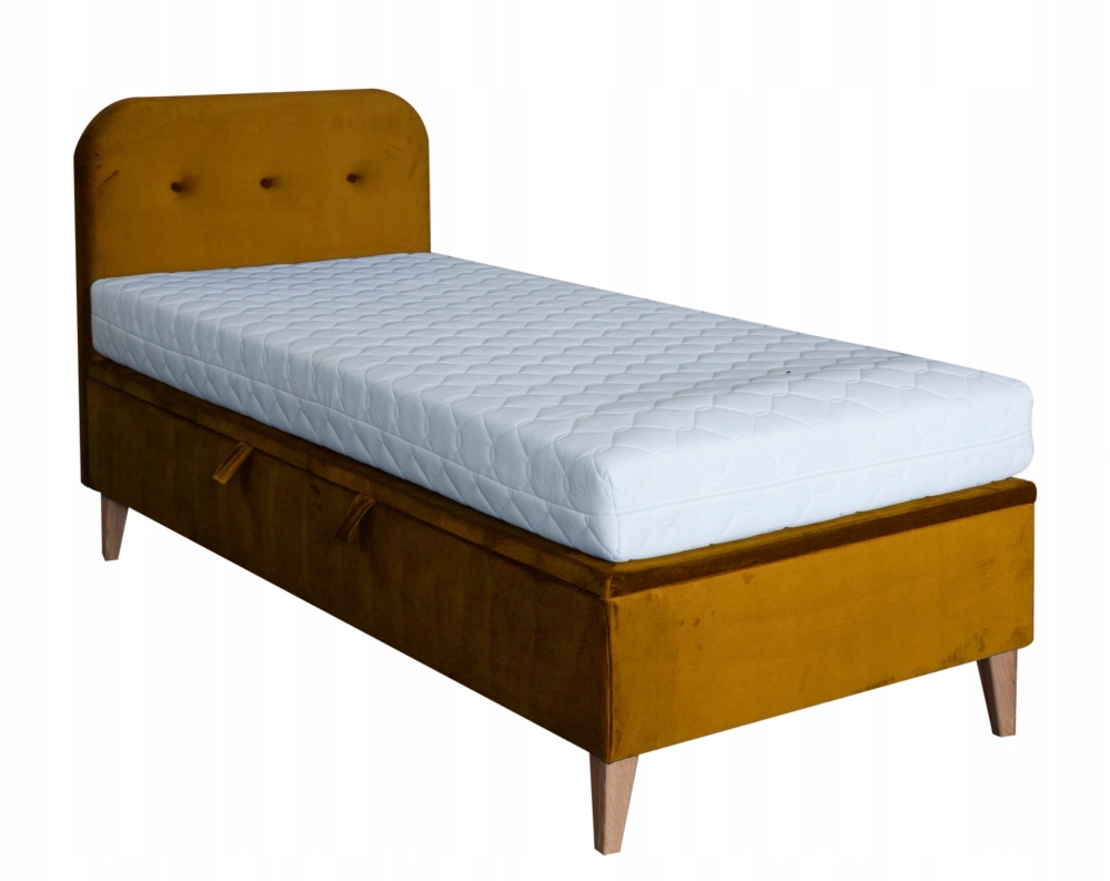 INTARO A22 łóżko tapicerowane pikowane 100x200 poj