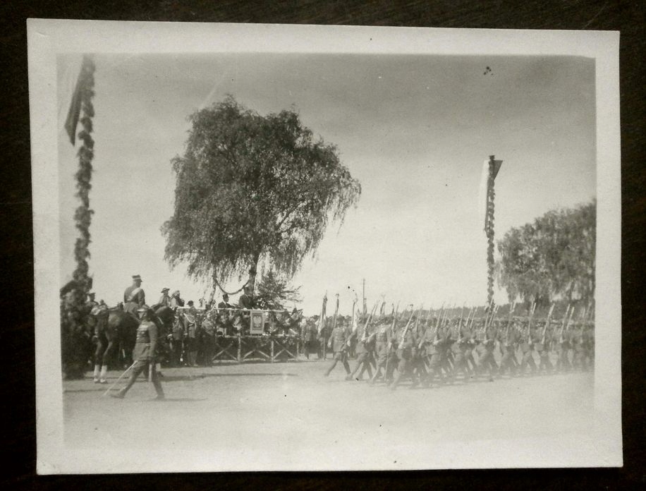 Biedrusko manewry 1929 Prezydent Mościcki, generał