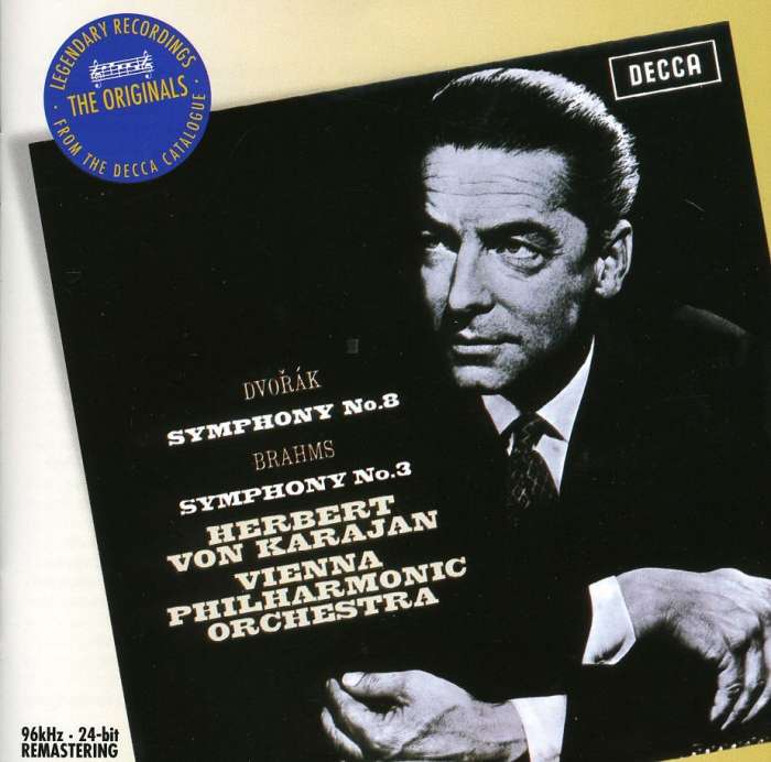 CD Brahms:Symph.3,Dvorak:Symph.8 Herbert Von Karajan Nowa w FOLII Unikat