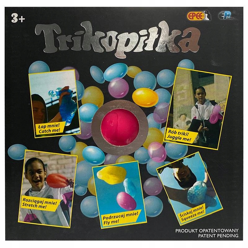 Epee Trikopiłka Żelowa Piłka Gniotek - Różowa