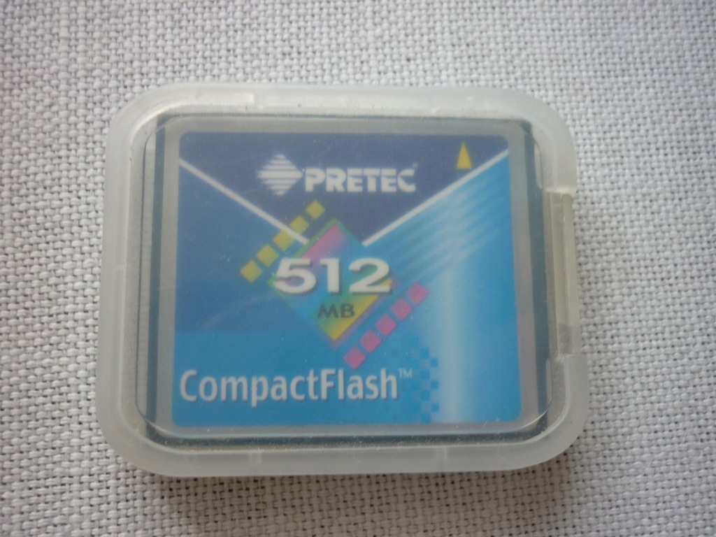 Karta pamięci Pretec CF CompactFlash 512MB pudełko