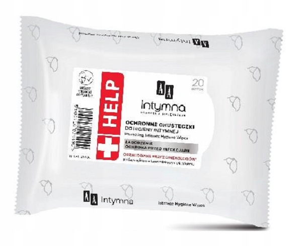 AA Intymna Help Soothing Intimate Hygiene Wipes oc